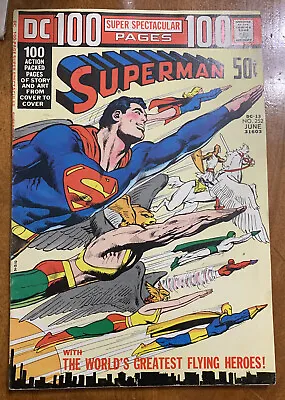 Buy DC SUPERMAN #252 (1972) Reprints, Neal Adams Wraparound Cover, Dr. Fate, Hawkman • 43.44£