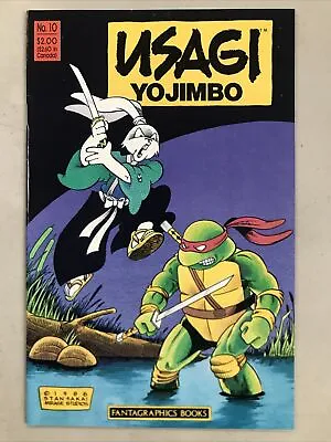 Buy Usagi Yojimbo No 10 1988 Stan Sakai Teenage Mutant Ninja Turtles TMNT Leonardo • 43.55£