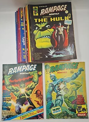 Buy X18 Rampage Monthly Bundle - Issues #1 - #27 - UK Marvel Comic Lot • 10.50£