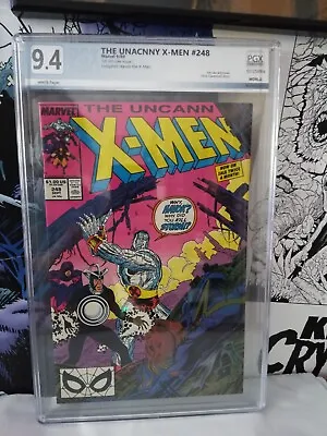 Buy UNCANNY X-MEN #248; 9.4 PGX Graded; First Jim Lee X-Men (Marvel) • 36.19£