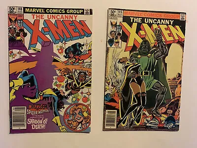 Buy Uncanny X-Men #145 & #148 VF-  (1981) Doctor Doom Appearance! Newsstand Copy. • 15.76£