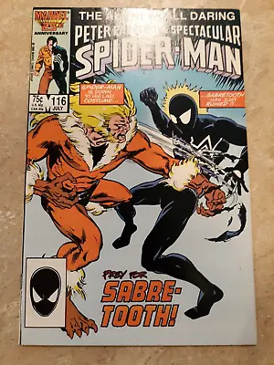 Buy Spectacular Spider-Man #116 1st Full Appearance Of The Foreigner • 7.90£