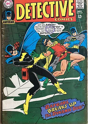 Buy Detective Comics #369 November 1967 Gil Kane Cover Neal Adams Art Batgirl Cover • 49.99£
