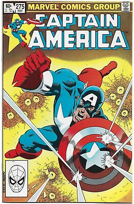Buy Marvel CAPTAIN AMERICA #275 Direct (Nov 1982) Mike Zeck J.M. DeMatteis J. Beatty • 119.92£