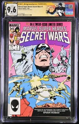 Buy Marvel Super Heroes Secret Wars #7 CGC SS 9.6 Signed John Beatty Key 1st App 🔑 • 159.33£