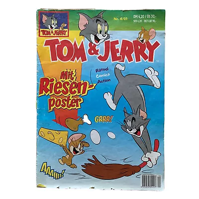 Buy Tom & Jerry Comic Book MIT Riesen-Poster Nr. 04/2001 Written In German 34 Pages • 2.41£
