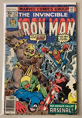 Buy Iron Man #114 Marvel 1st Series (6.0 FN) 1st Arsenal (1978) • 3.97£