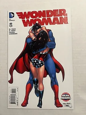 Buy Wonder Woman #49 Nm 9.4 Superman #243 Homage Neal Adams Cover Art 2016 • 63.96£