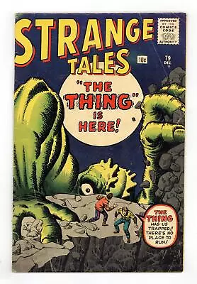 Buy Strange Tales #79 GD- 1.8 1960 Dr. Strange Prototype • 52.97£