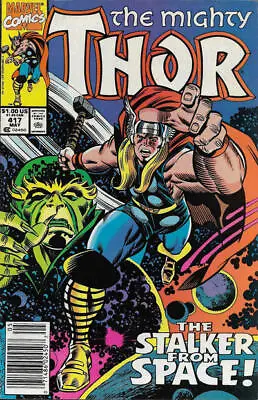 Buy Thor (1962) # 417 Newsstand (6.0-FN) 1st Red Celestial 1990 • 8.10£