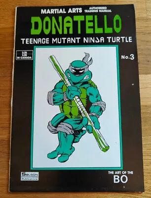 Buy COMIC - Teenage Mutant Ninja Turtles Donatello Martial Arts #3 Art Of Bo 1986 • 15£