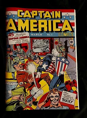 Buy Captain America # 1 Classic Golden Age Comic Book Photocopy  • 47.80£