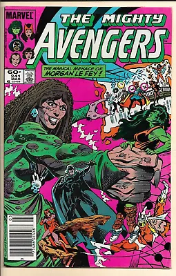 Buy Avengers #241 VF (1984) Morgan Le Fey, Vision, Spider-Woman! Newsstand. • 4.74£