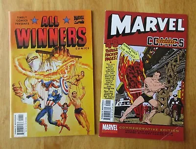 Buy Lot Of 2: ALL WINNERS #19 +MARVEL COMICS MYSTERY (9-10) *All Golden Age Timely!* • 11.11£
