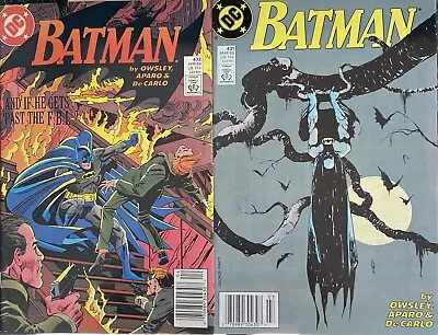 Buy Batman #431 & 432 (DC 1989) 1st Appearance Of Kirigi • 12.01£