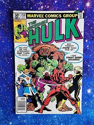 Buy Incredible Hulk 258 1981 Key Issue Newsstand 1st App Soviet Super Soldiers • 15.89£