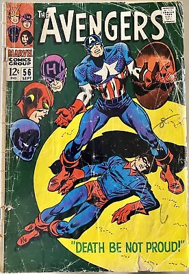 Buy The Avengers #56 (1968) Captain America, Bucky • 20£