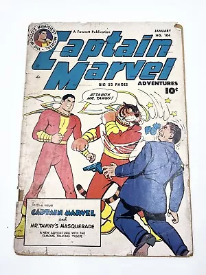Buy Captain Marvel Adventures #104 Vol 18 Fair Mr Tawny Fawcett Comics 1950 • 79.49£