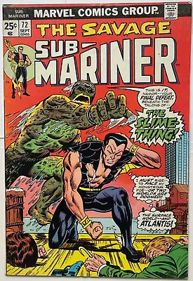 Buy Sub-Mariner #72 -1974 -MARVEL COMICS **LAST ISSUE** • 4.80£