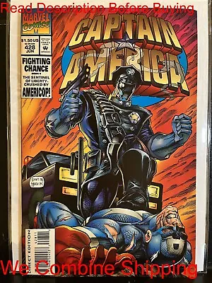Buy BARGAIN BOOKS ($5 MIN PURCHASE) Captain America #428 (1994 Marvel) Combine Ship • 0.99£