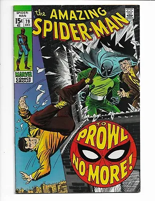Buy Amazing Spider-man 79 - F- 5.5 - 2nd Appearance Of The Prowler (1969) • 47.44£