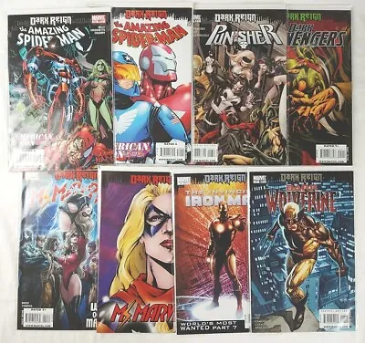 Buy 8 Dark Reign Comics Lot, Amazing Spider-Man 597 599 Punisher 6 Dark Wolverine • 16.21£