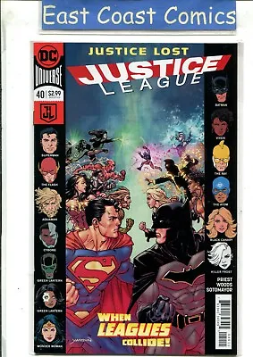 Buy JUSTICE LEAGUE #40 COVER A - 1st PRINT - DC UNIVERSE • 2.75£