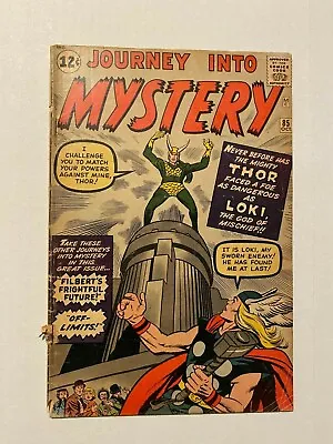 Buy Journey Into Mystery #85 Vg- 3.5 1st Appearance Of Loki 3rd Appearance Of Thor • 3,597.84£