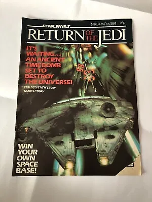 Buy STAR WARS RETURN OF THE JEDI #68 6th October 1984 Marvel Comic Weekly Magazine • 2.99£