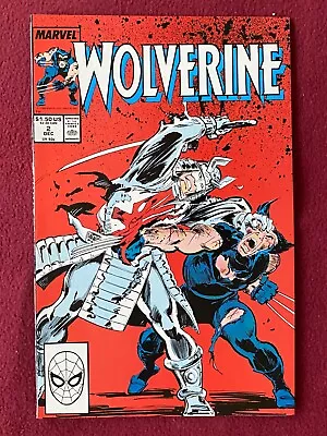 Buy Wolverine #2 Direct 1988 1st Ongoing Solo Series Silver Samurai - Great Copy! • 8.02£