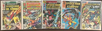 Buy Marvel Team Up Comic Book Lot (Annual #1, Newsstand, Key Issues) Free Shipping * • 159.10£