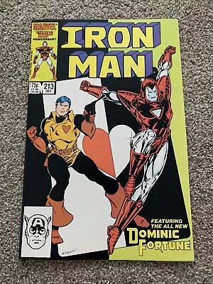 Buy 1986 Iron Man #213 Marvel Comics Copper Age NM • 6.33£
