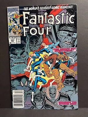 Buy Fantastic Four #347 VF/NM 1990 Newsstand Edition High Grade Marvel Comic Book • 4.83£
