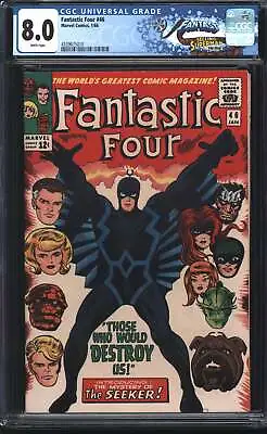Buy Marvel Fantastic Four 46 1/66 FANTAST CGC 8.0 White Pages • 391.35£
