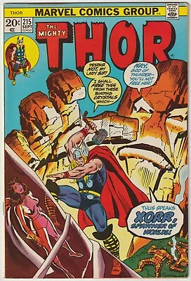 Buy The Mighty Thor #215  (Marvel 1962 1st Series) VFN- • 14.95£