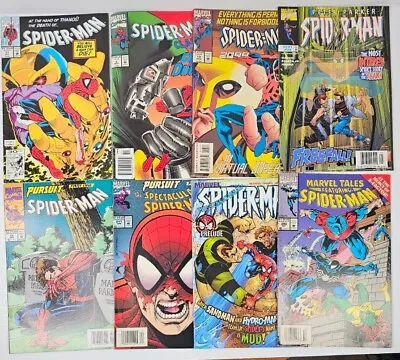 Buy Lot Of 8 - Marvel Spider-Man Comics Spectacular 210 211- Peter - L38 • 13.57£