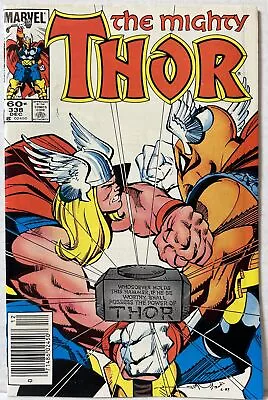 Buy Thor #338 Newsstand Variant 2nd Beta Ray Bill! 1st Stormbreaker! Marvel 1983 VF • 16.08£