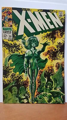 Buy Uncanny X-Men #50 2nd Polaris Appearance Jim Steranko Cover (1968) • 396.49£