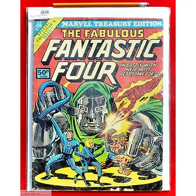 Buy Fantastic Four # 11 1st Print Marvel Treasury Edition Comic Book 1976 (Lot 2636 • 35.99£