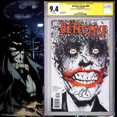 Buy CGC 9.4 SS Detective Comics #880 Signed By Jock & Scott Snyder Batman Joker • 512.48£