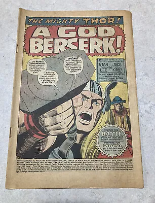 Buy THOR #166, July 1969, 2nd Full Appearance Of Adam Warlock (HIM) No Cover • 5.53£