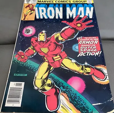 Buy Marvel Comic - Iron Man (1981) 142 FIRST APPEARANCE SPACE ARMOR -Ungraded-Good+ • 4.76£
