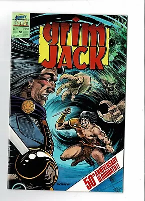 Buy First Comics GRIM JACK  Vol. 1 No. 50 September 1988 $1.75 USA  • 2.54£