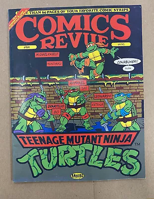 Buy Comics Revue #64, Teenage Mutant Ninja Turtles Comic Strips, 1991. RARE! TMNT • 39.49£