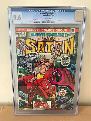 Buy Marvel Spotlight 13 CGC 9.6 White Pages 1st Print 2nd Satana Appearance • 160£