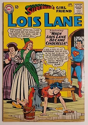 Buy Superman's Girl Friend, Lois Lane #48 (1964, DC) VG Lois As Cinderella • 7.11£
