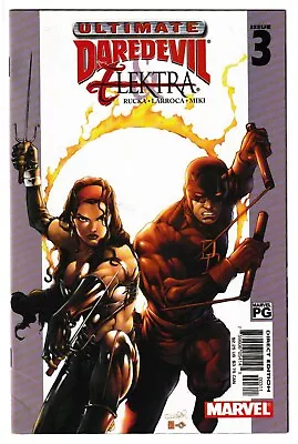 Buy Ultimate Daredevil And Elektra #3 - Marvel 2003 - Salvador Larroca | Greg Rucka • 7.49£
