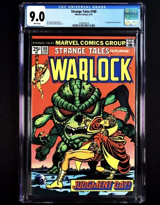 Buy Marvel's Strange Tales #180 (1975) 🔥 1st Appearance GAMORA + 2nd Pip 🔥 CGC 9.0 • 195.08£