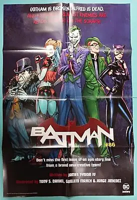 Buy RARE Promo Poster BATMAN 86 JOKER CATWOMAN HARLEY QUINN 36x24 DC Comics UNUSED • 23.71£