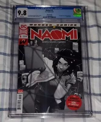 Buy Naomi #1 CGC 9.8, 3rd Printing (Low Print) • 47.44£